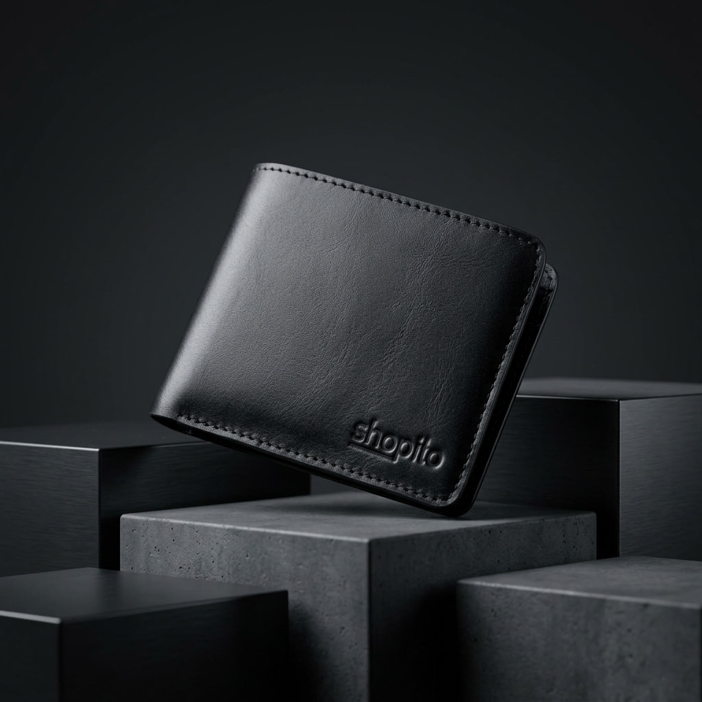 Premium Vaulty Men’s Short Wallet (Black)